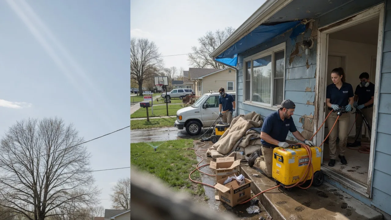 Basement Flood Cleanup in Verden, OK near me